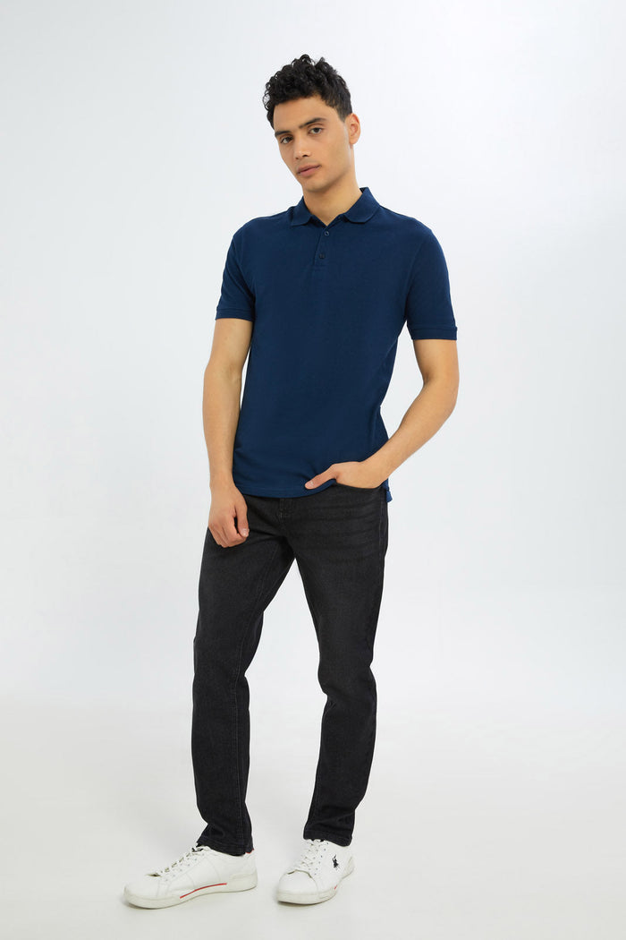 Redtag-Indigo-Polo-Shirt-365,-Bundle,-Category:Polo-T-Shirts,-Colour:Indigo,-Deals:New-In,-Dept:Menswear,-Filter:Men's-Clothing,-H1:MWR,-H2:GEN,-H3:TSH,-H4:POS,-Men-Polo-T-Shirts,-Non-Sale,-Promo:TBL,-Season:365,-Section:Men,-TBL-Men's-