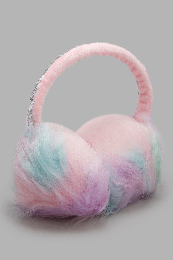 Redtag-Multi-Colour-Sequinns-Embellished-Earmuf-Category:Knitted-Accessories,-CHR,-Colour:Assorted,-Filter:Women's-Accessories,-New-In,-New-In-Women-ACC,-Non-Sale,-Section:Women,-W22A,-Women-Knitted-Accessories-Women-