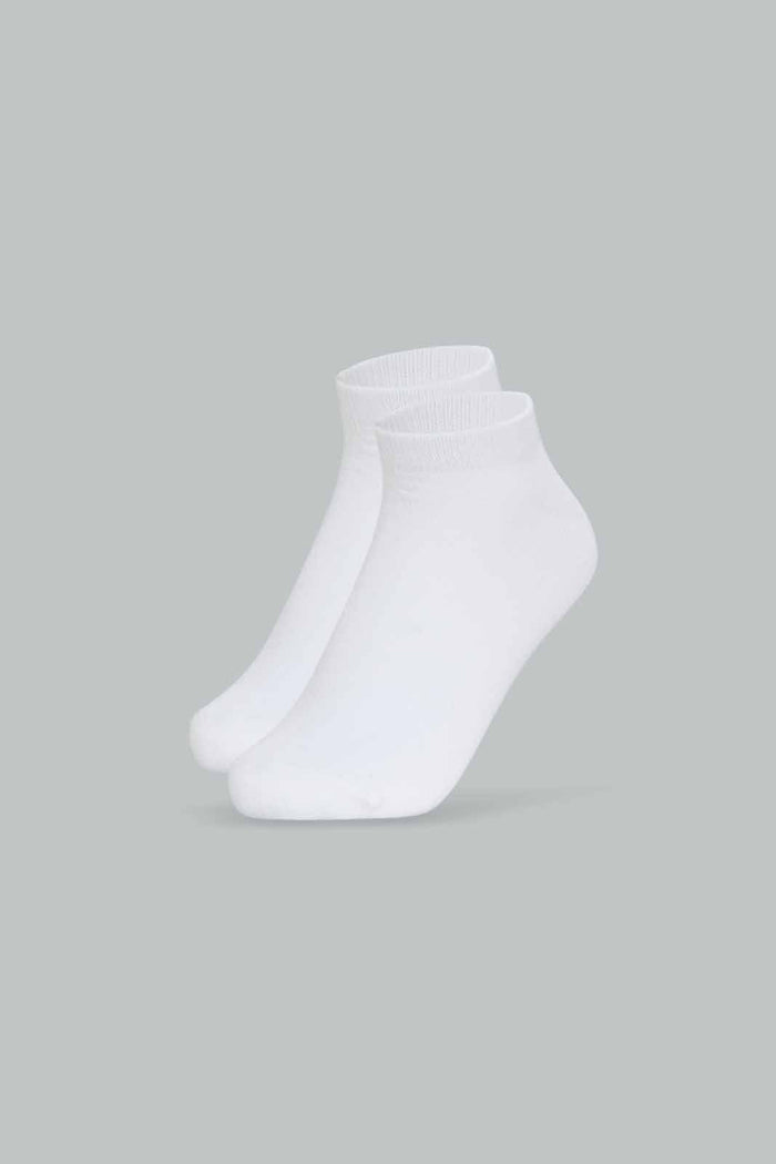 Redtag-Women-White-Color-Ladies-Sports-Ankle-Non-Terry-Socks-1*5-365,-Category:Socks,-Colour:White,-Deals:New-In,-Dept:Ladieswear,-Filter:Women's-Clothing,-New-In-Women-APL,-Non-Sale,-Section:Women,-Women-Socks--