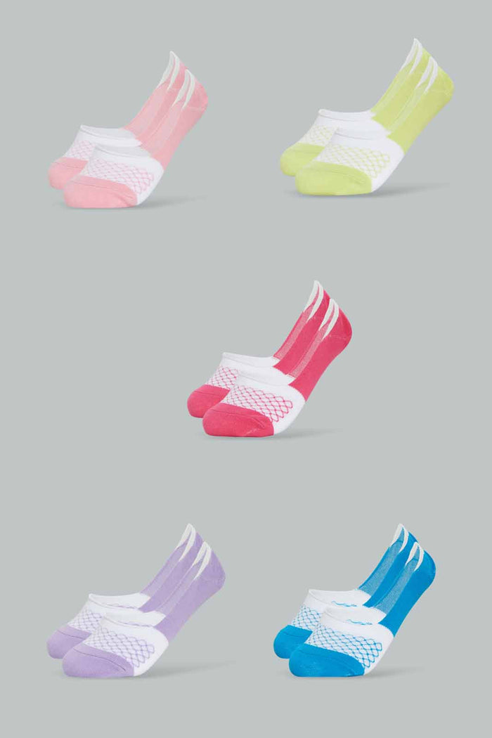 Redtag-Women-Ladies-Invisible-Socks-1*5-365,-Category:Socks,-Colour:Assorted,-Deals:New-In,-Dept:Ladieswear,-Filter:Women's-Clothing,-New-In-Women-APL,-Non-Sale,-Section:Women,-Women-Socks--