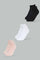 Redtag-Women-Ladies-Ankle-Socks-1*3-365,-Category:Socks,-Colour:Assorted,-Deals:New-In,-Dept:Ladieswear,-Filter:Women's-Clothing,-New-In-Women-APL,-Non-Sale,-Section:Women,-Women-Socks--