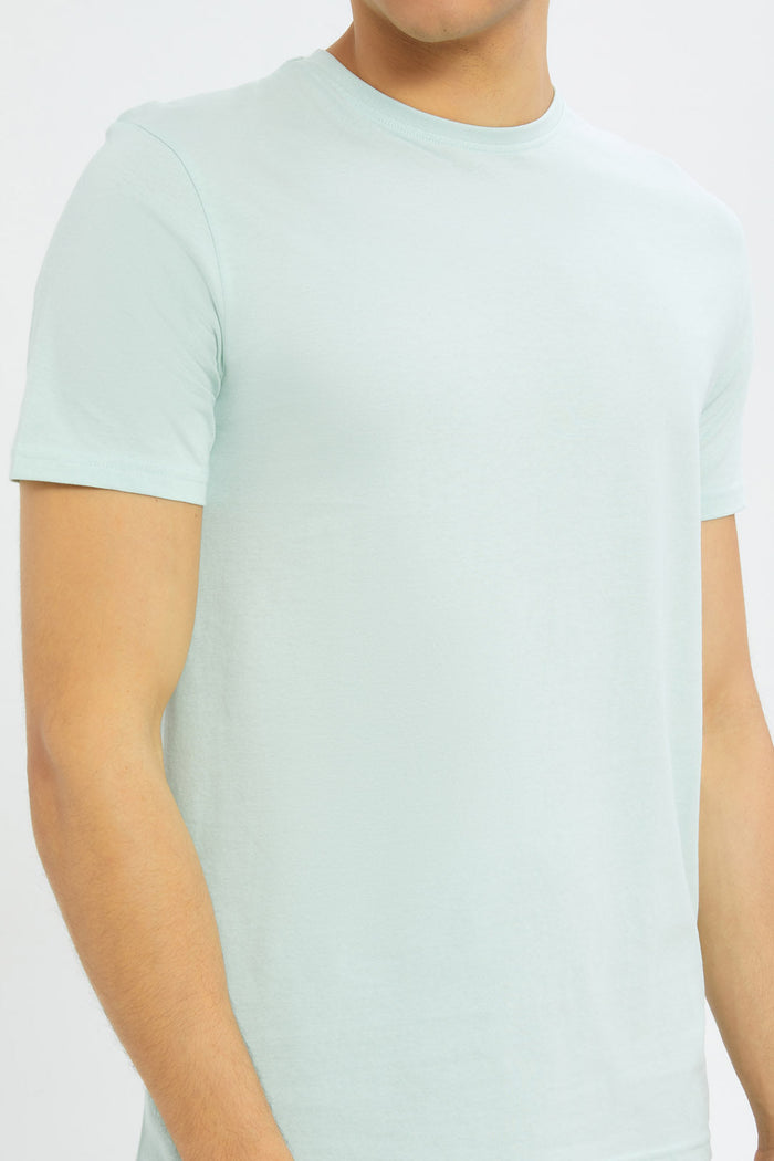 Redtag-Men-Sky-Blue-Crewn-Neck-T-Shirt-Category:T-Shirts,-Colour:Sky-Blue,-Deals:New-In,-Dept:Menswear,-Filter:Men's-Clothing,-H1:MWR,-H2:GEN,-H3:TSH,-H4:TSH,-Men-T-Shirts,-New-In-Men-APL,-Non-Sale,-S23C,-Season:S23C,-Section:Men-Men's-