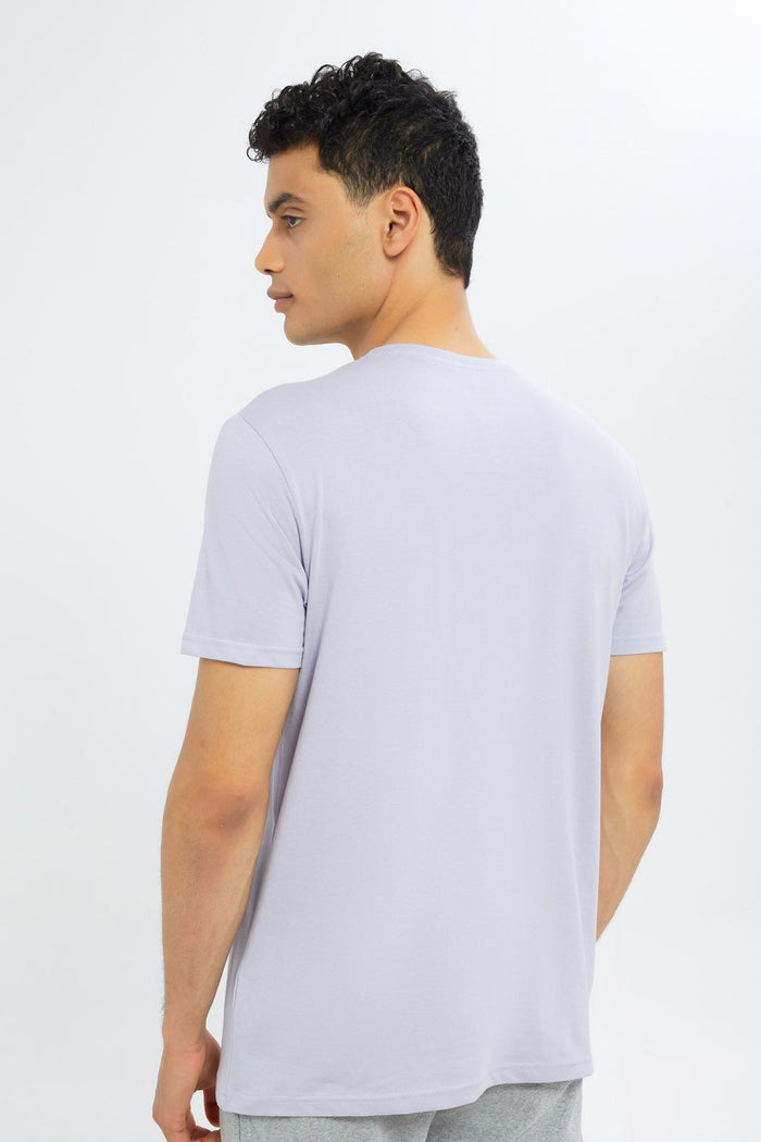 Redtag-Men-Purple-Crewn-Neck-T-Shirt-Category:T-Shirts,-Colour:Purple,-Deals:New-In,-Dept:Menswear,-Filter:Men's-Clothing,-H1:MWR,-H2:GEN,-H3:TSH,-H4:TSH,-Men-T-Shirts,-New-In-Men-APL,-Non-Sale,-S23C,-Season:S23C,-Section:Men-Men's-