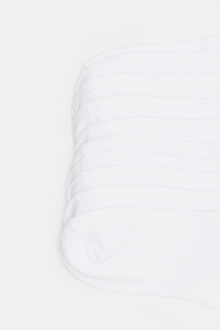 Redtag-Girls-Pack-Of-5---Sl-Longer-Than-Ankle-Length-With-Rib---White-365,-Category:Socks,-Colour:White,-Deals:New-In,-Filter:Senior-Girls-(8-to-14-Yrs),-GSR-Socks,-H1:KWR,-H2:GSR,-H3:IMP,-H4:SKS,-KWRGSRIMPSKS,-New-In-GSR-APL,-Non-Sale,-Packs,-ProductType:Ankle-Socks,-Season:365,-Section:Girls-(0-to-14Yrs),-Set:Set-of-5-Senior-Girls-9 to 14 Years