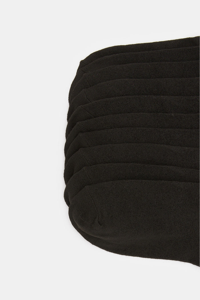 Redtag-Girls-Pack-Of-5---Sl-Longer-Than-Ankle-Length-With-Rib---Black-365,-Category:Socks,-Colour:Black,-Deals:New-In,-Filter:Senior-Girls-(8-to-14-Yrs),-GSR-Socks,-H1:KWR,-H2:GSR,-H3:IMP,-H4:SKS,-KWRGSRIMPSKS,-New-In-GSR-APL,-Non-Sale,-Packs,-ProductType:Ankle-Socks,-Season:365,-Section:Girls-(0-to-14Yrs),-Set:Set-of-5-Senior-Girls-9 to 14 Years