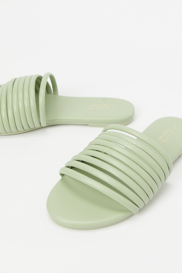 Redtag-Mint-Green-Strappy-Mule-Category:Sandals,-Colour:Green,-Deals:New-In,-Filter:Women's-Footwear,-H1:FOO,-H2:LAD,-H3:SAF,-H4:SAN,-LEC-Sandals,-N/A,-New-In-Women-FOO,-Non-Sale,-S23B,-Season:S23B,-Section:Women-Women's-