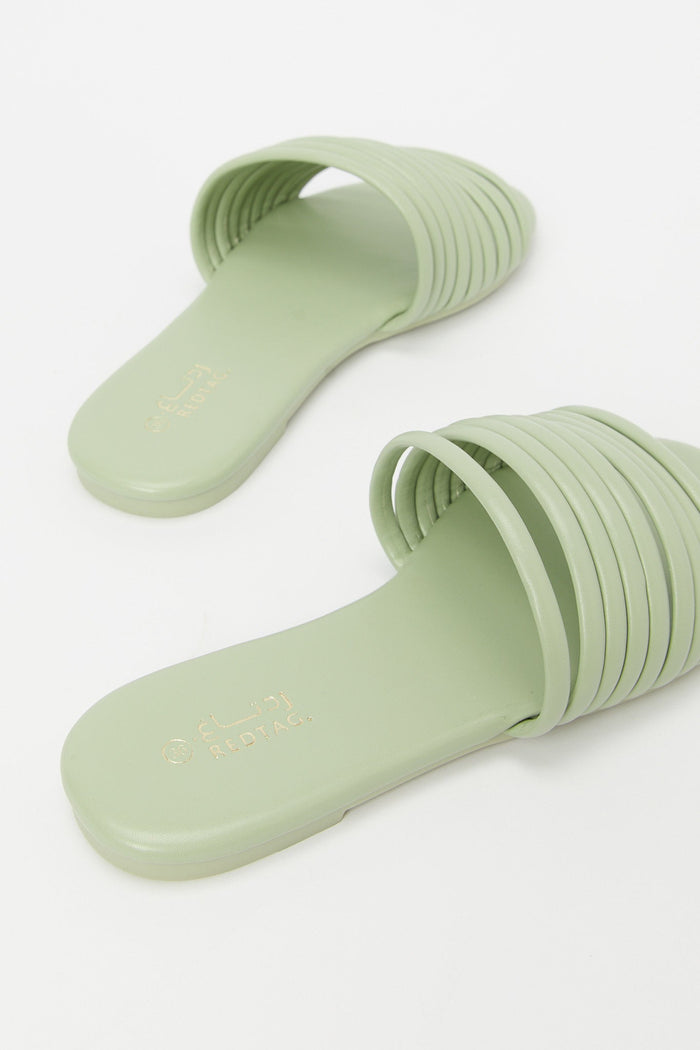 Redtag-Mint-Green-Strappy-Mule-Category:Sandals,-Colour:Green,-Deals:New-In,-Filter:Women's-Footwear,-H1:FOO,-H2:LAD,-H3:SAF,-H4:SAN,-LEC-Sandals,-N/A,-New-In-Women-FOO,-Non-Sale,-S23B,-Season:S23B,-Section:Women-Women's-