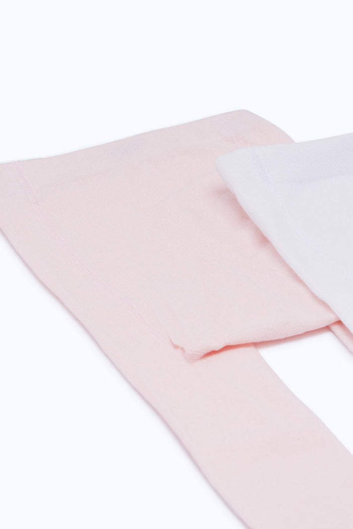 Redtag-Girls-2-Pc-Pack-Stocking--Light-Pink-And-White-365,-Category:Tights,-Colour:Assorted,-Deals:New-In,-Filter:Girls-(2-to-8-Yrs),-GIR-Tights,-H1:KWR,-H2:GIR,-H3:IMP,-H4:TAS,-New-In-GIR-APL,-Non-Sale,-Packs,-Season:365365,-Section:Girls-(0-to-14Yrs),-Set:Set-of-2-Girls-2 to 8 Years